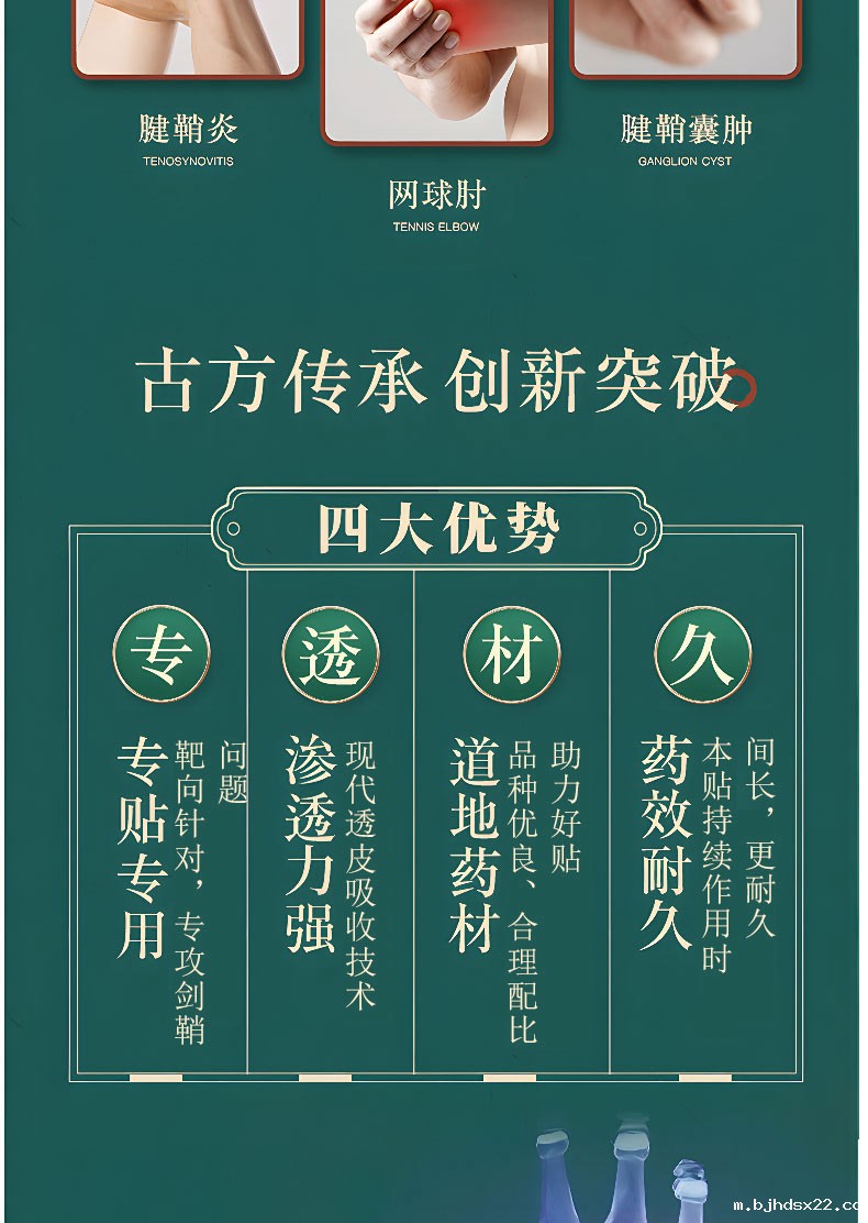 腱鞘炎采用古方传承具有四大优势