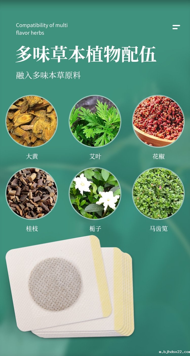 艾草瘦身贴融入多味草本植物配方 艾草瘦身贴融入多味草本植物配方