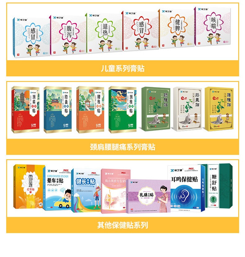 膏药贴牌代加工产品